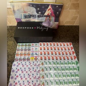 Bespoke Mahjong Set with Colorful Tiles